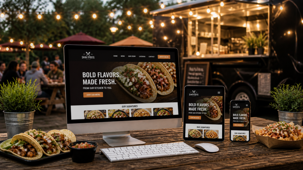 Restaurante and Food Truck Web Design