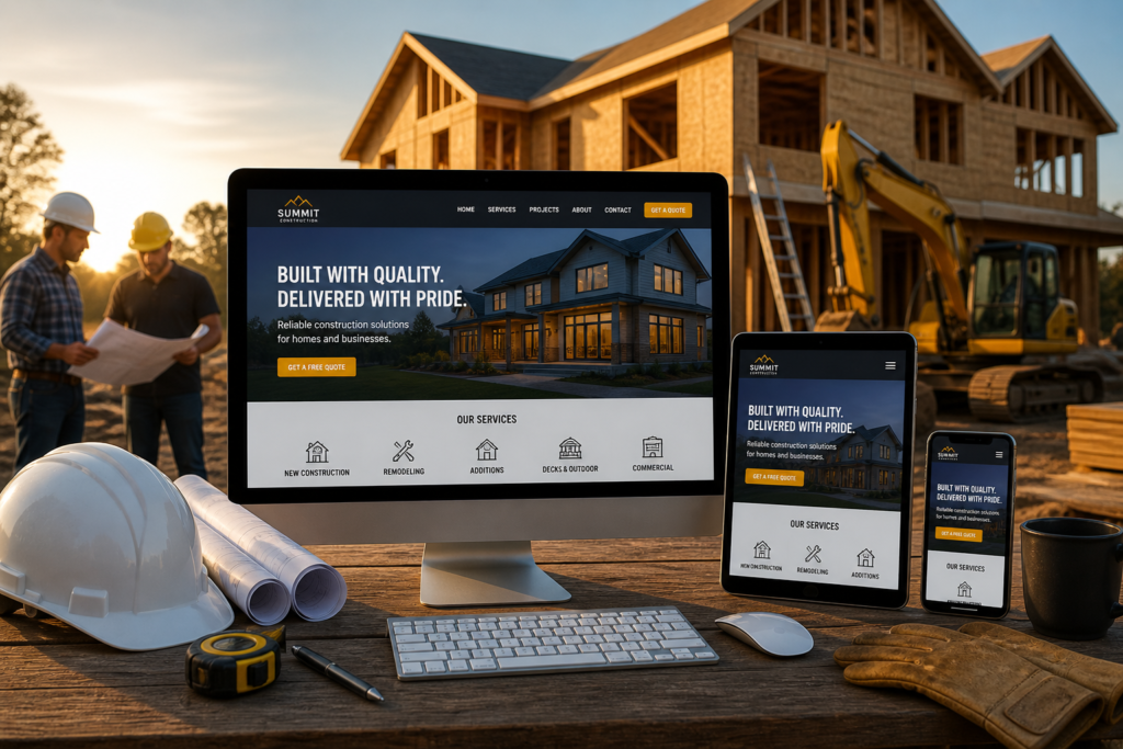 Construction and Contractor Web Design