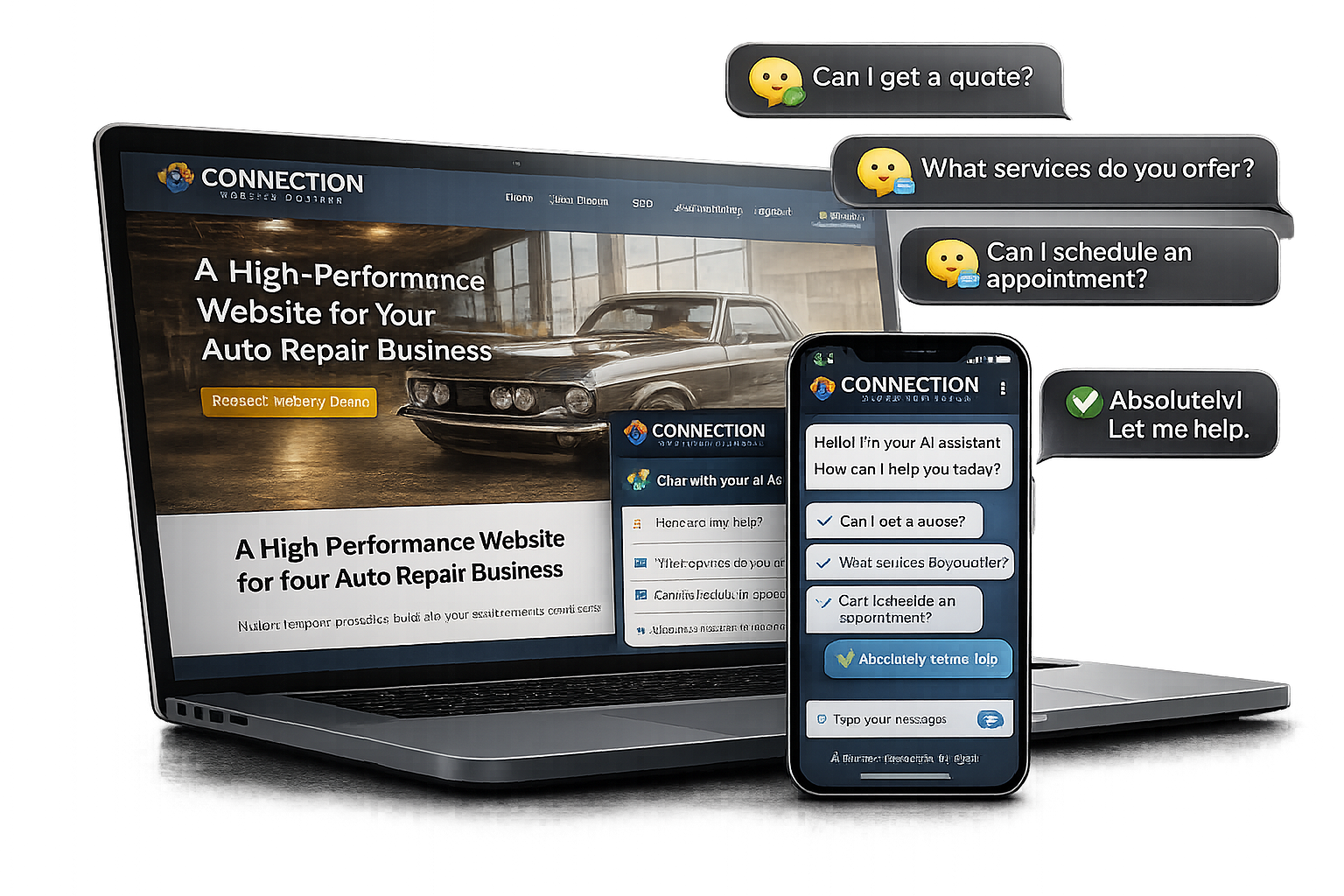 Connection Website Designs Assistant