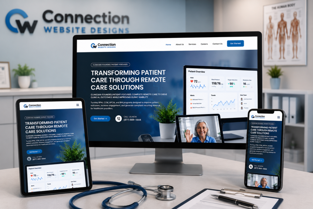 Connection website Designs Healthcare