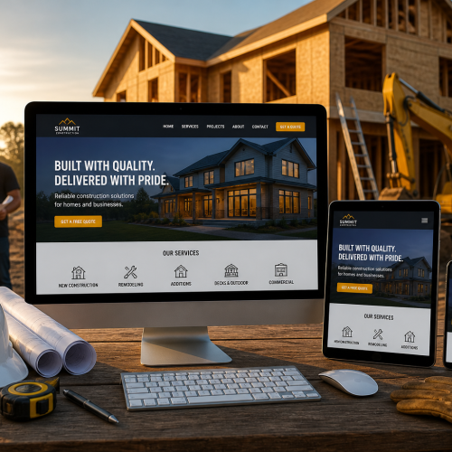 Construction and Contractor Web Design